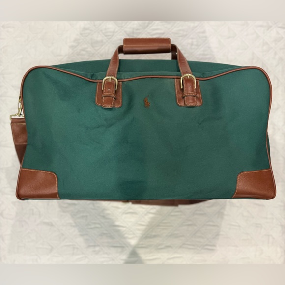 Polo by Ralph Lauren Bags Vintage Hunter Green Ralph Lauren Duffle Bag Poshmark